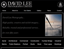 Tablet Screenshot of davidleephotography.co.uk